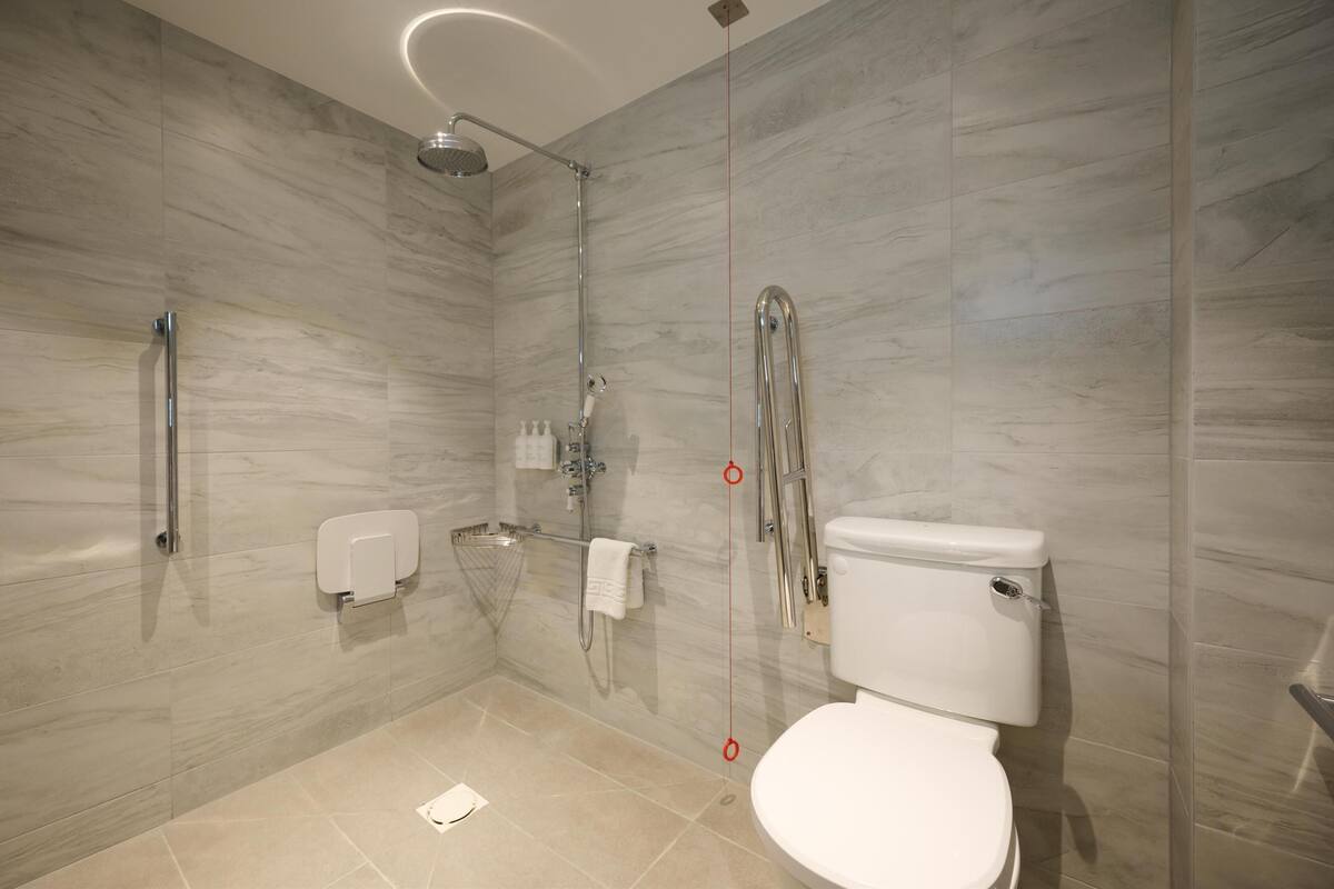 room, 1 double bed | bathroom shower