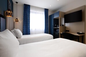 Twin Room, 2 Single Beds | In-room safe, individually decorated, desk, laptop workspace