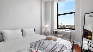 1 Schlafzimmer, BĂŒgeleisen/BĂŒgelbrett, kostenloses WLAN, BettwĂ€sche