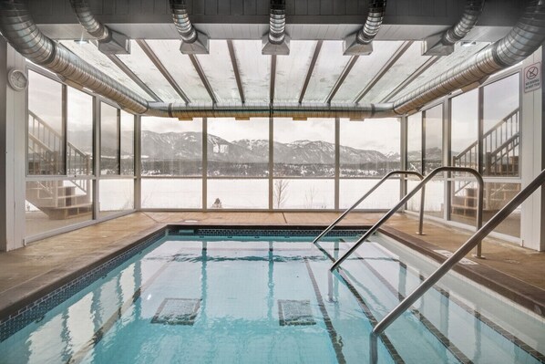 Indoor pool, a heated pool