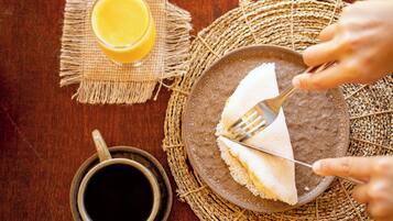 Free daily full breakfast