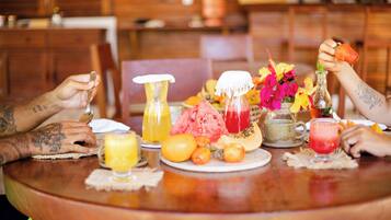 Free daily full breakfast
