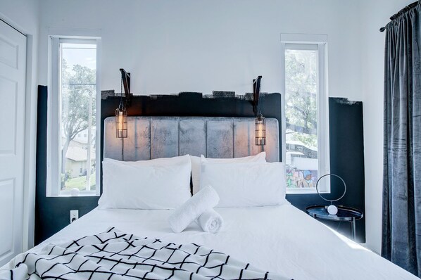 1 habitación, tabla de planchar con plancha, wifi gratis y ropa de cama 