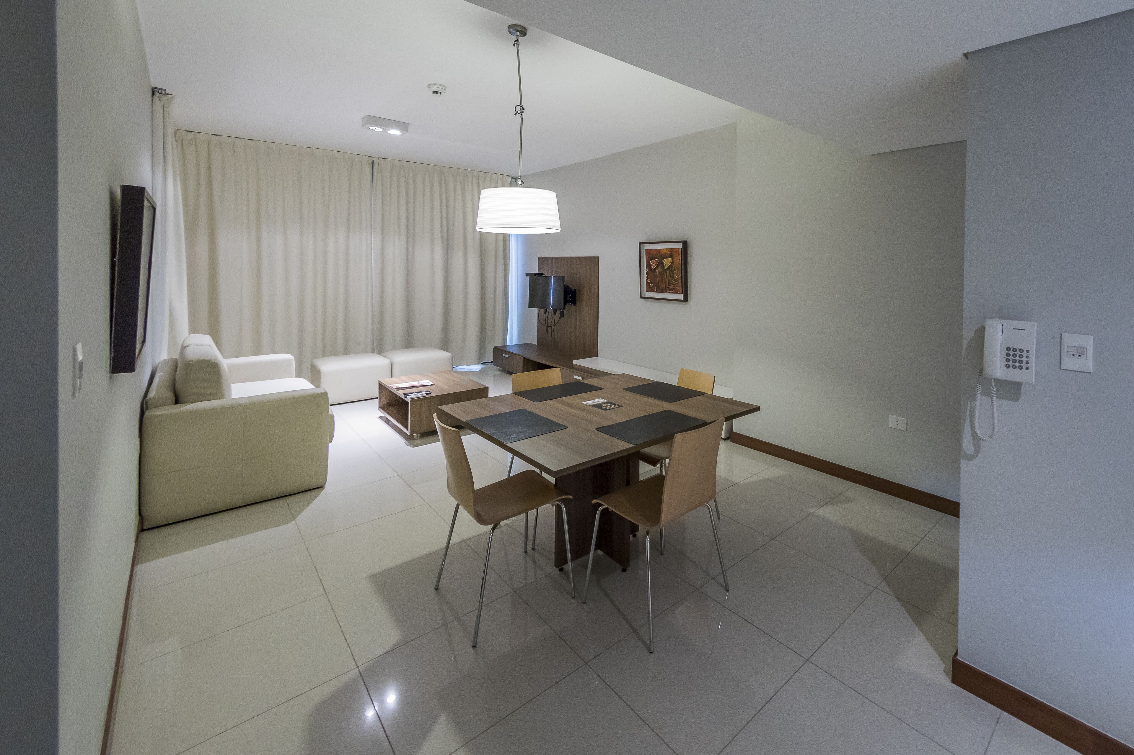 superior double room | living area | 42-inch flat-screen tv with cable channels, tv