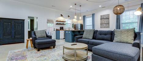 TV connectée, cheminée