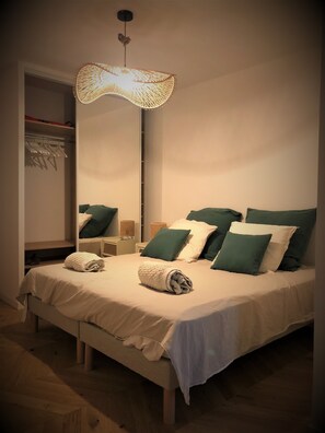 2 Schlafzimmer, Schreibtisch, WLAN, Bettwäsche