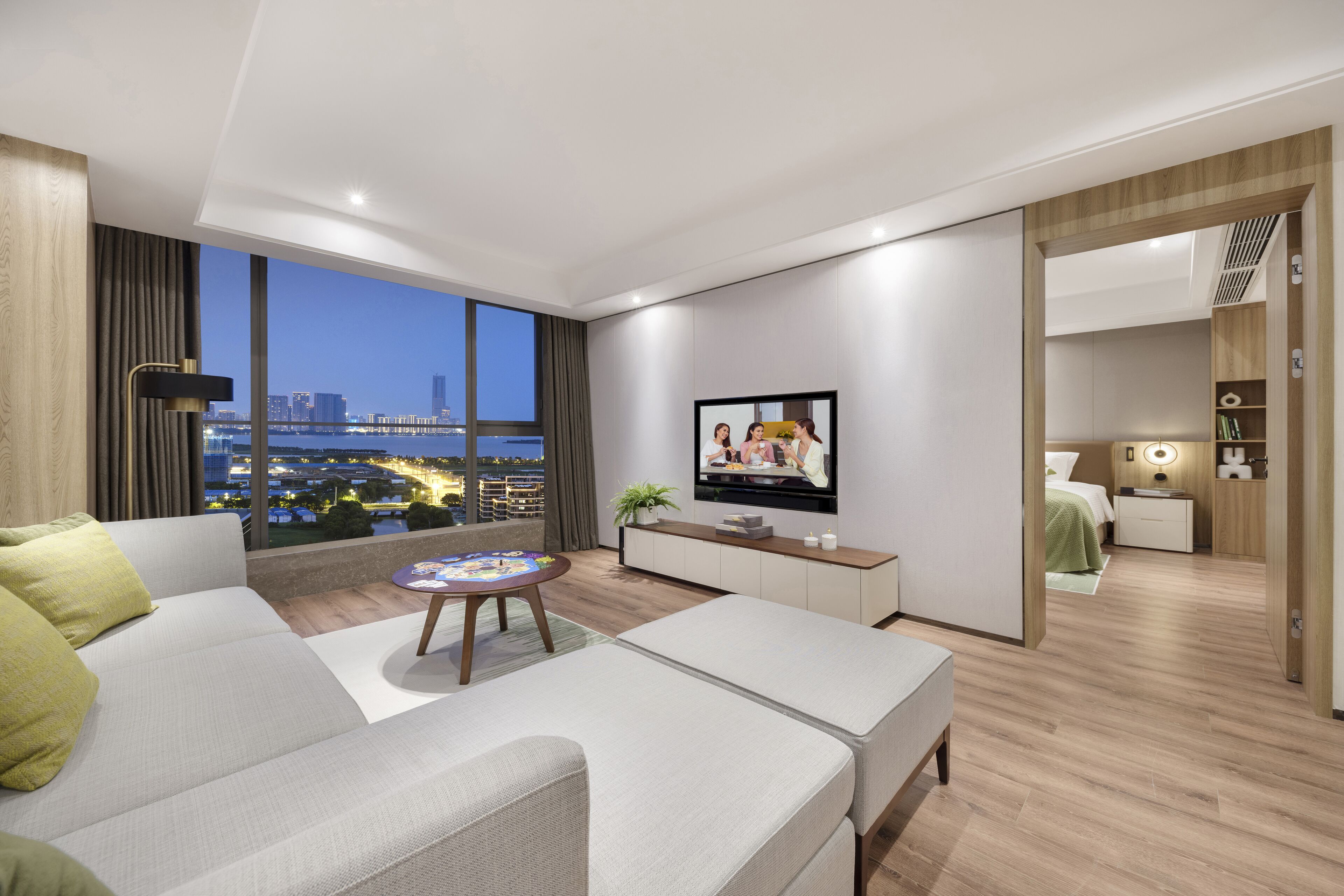 Executive Apartment, 1 Bedroom | Down duvets, in-room safe, individually decorated