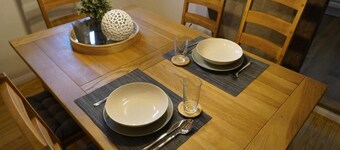 Hedwig's Hexenhäuschen - romantic half-timbered house with large courtyard