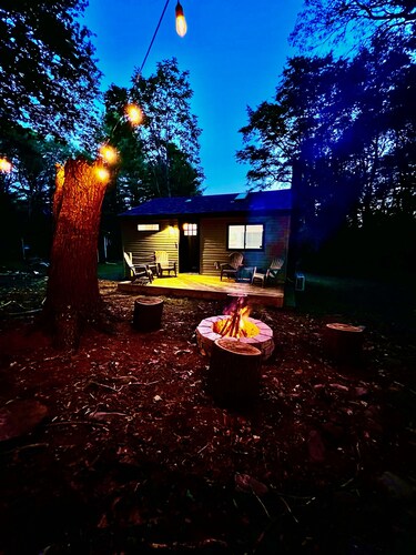 Serene lakeside oasis - fast WiFi 1.5 hrs from NYC, fire-pit & nature all around