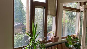 Villa estándar | 3 habitaciones, tabla de planchar con plancha y wifi gratis