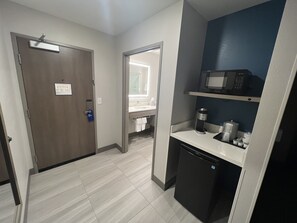 Individually decorated, individually furnished, desk, blackout curtains