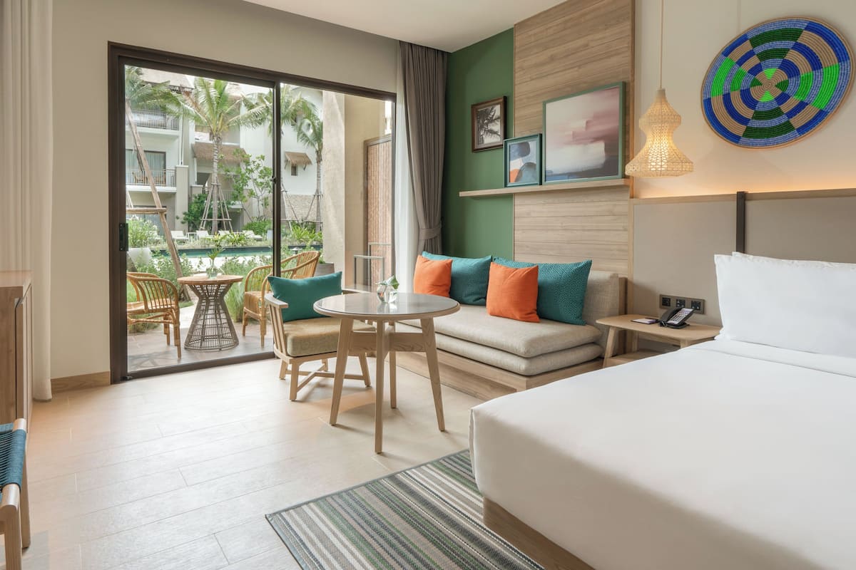 1 habitación, minibar, escritorio y espacio para trabajar con laptop