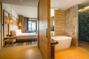 Suite, 1 Bedroom, Balcony, Ocean View | Bathroom | Rainfall showerhead, free toiletries, hair dryer, bathrobes - Holiday Inn Resort Samui Bophut Beach by IHG (Koh Samui)