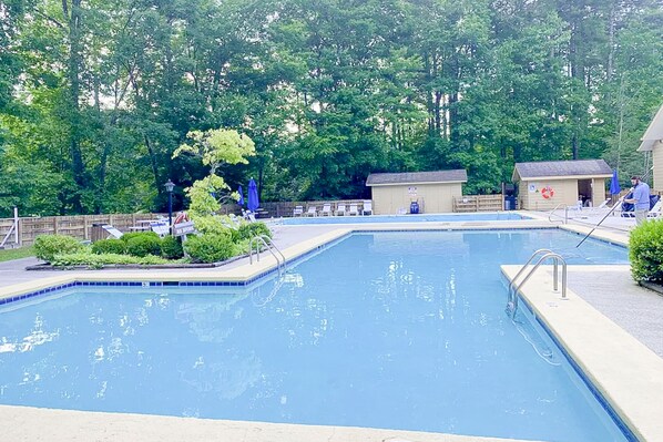 Indoor pool, a heated pool