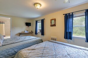 2 Schlafzimmer, Schreibtisch, kostenloses WLAN, Bettwäsche