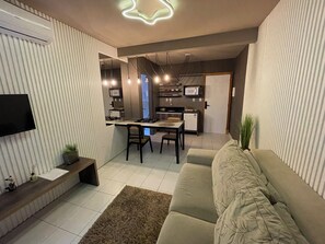 Design Apartment | Living area | TV - Link Araranguá (Ararangua)