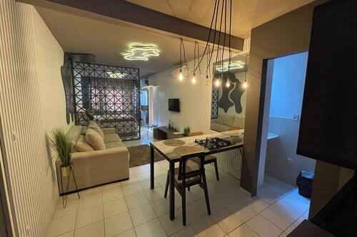 Apartamento design | Área de estar | TV