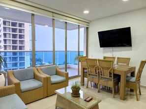 Living area - Apartasuites Samaria - Club de Playa (Santa Marta)