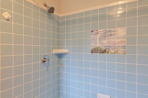 Shower - Spacious 1 Bedroom Apt w/King Bed Full Kitchen & Bathroom (Ellsworth)