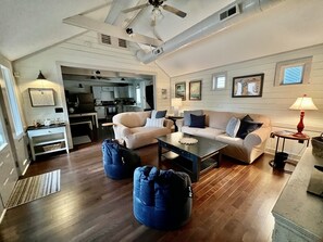 TV connectée, cheminée