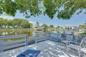 Terrace/patio - Airy Canal-Front Oasis in Cape Coral w/ Pool! (Cape Coral)