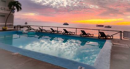 Recently renovated Poolfront hotel close to Roseau