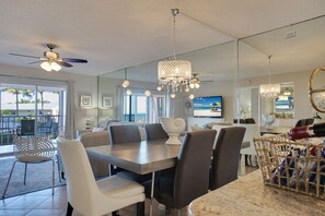 Dining - Reef Club 106—Beachfront Elegance w/ Pool, Hot Tub & Direct Sand Access (Indian Rocks Beach)