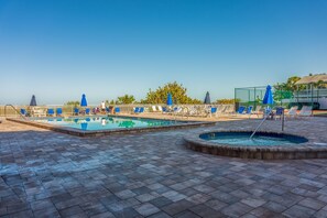 Una piscina riscaldata