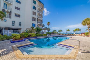 Et oppvarmet basseng