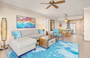 TV, DVD player, stereo