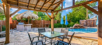 OUTDOOR OASIS w HEATED POOL! Updated & Family/Pet Friendly. Mins to Downtown!