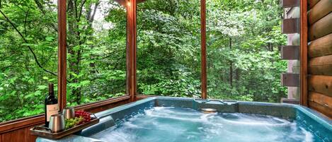 Baignoire à remous intérieure