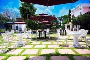 Blick auf den Garten