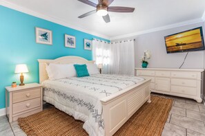 4 bedrooms, desk, iron/ironing board, free WiFi