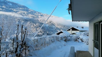 Blick von der Unterkunft