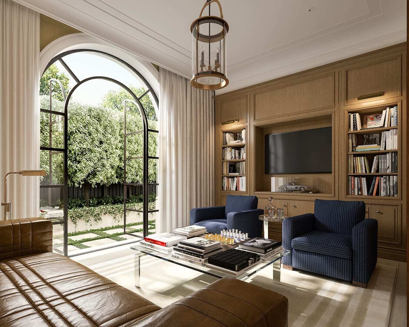 Luxury 3 Bedrm Residence w/ Library Apt 2-52 Black