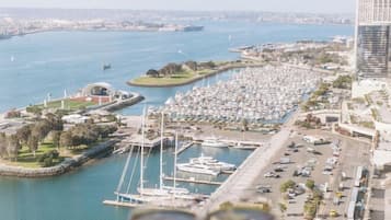 Blick von der Unterkunft