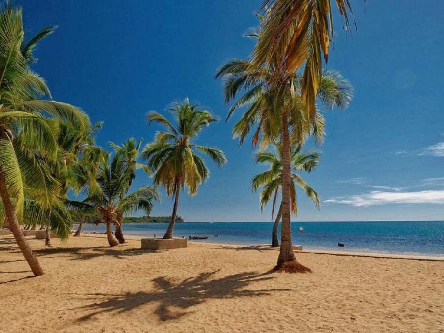 Private beach
