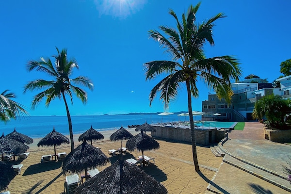 Private beach
