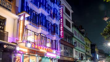 Front of property – evening/night