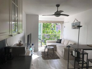 Lecteur de DVD, livres, chaîne hi-fi