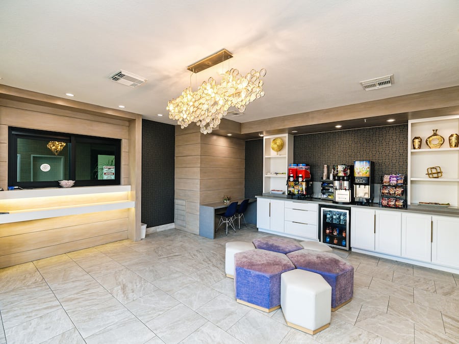 Sala de estar en el lobby