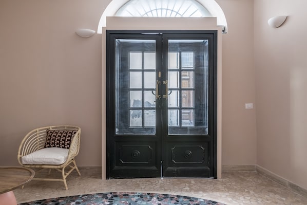 Interior entrance