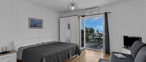 1 غرفة نوم وسرير سفر وواي فاي مجانًا