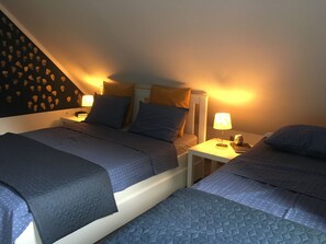 2 chambres, Wi-Fi gratuit, draps fournis