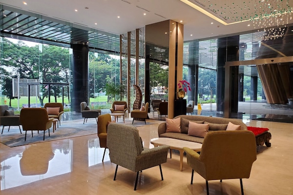 Sala de estar en el lobby