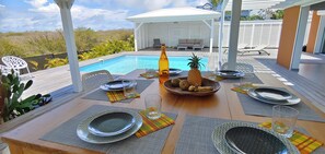 Outdoor dining - Villa Fleur de Goyave - Guadeloupe - St François (Saint-François)