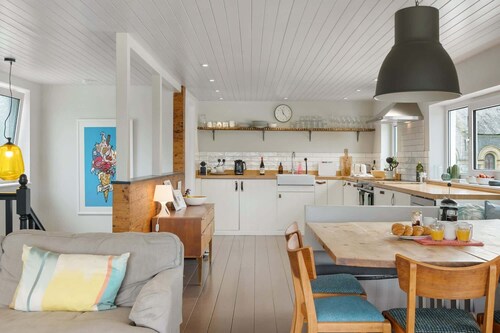 Stylish Home with Parking, Minutes from Beach