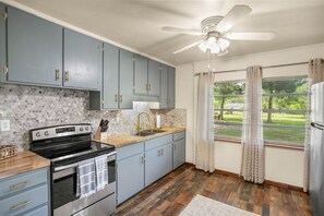 Microwave, oven, stovetop