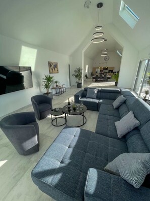 TV, table football, offices